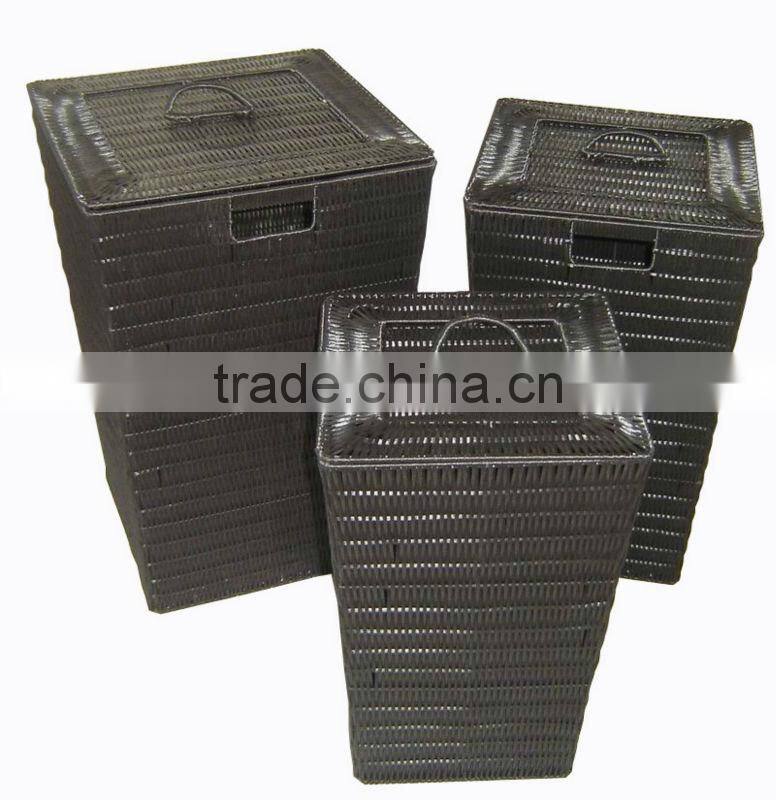 Modern PE rattan basket