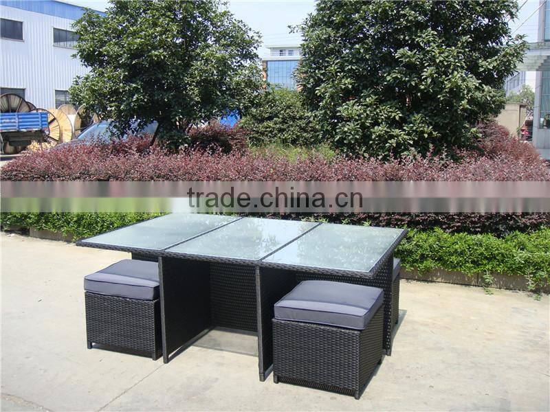 Popular PE Rattan Club Bar Set Outdoor Furniture