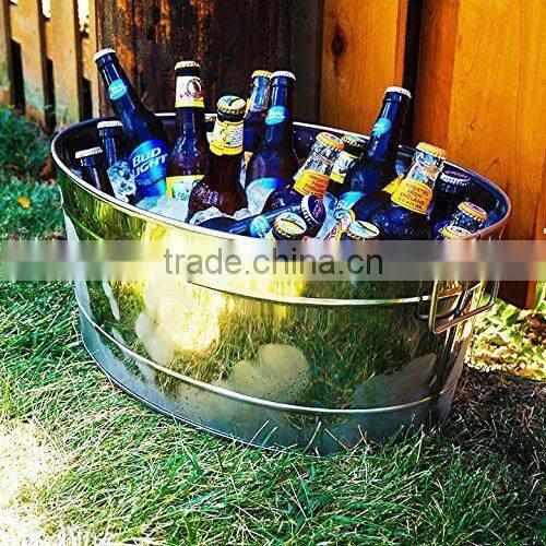 Tin drinks bucket for beer