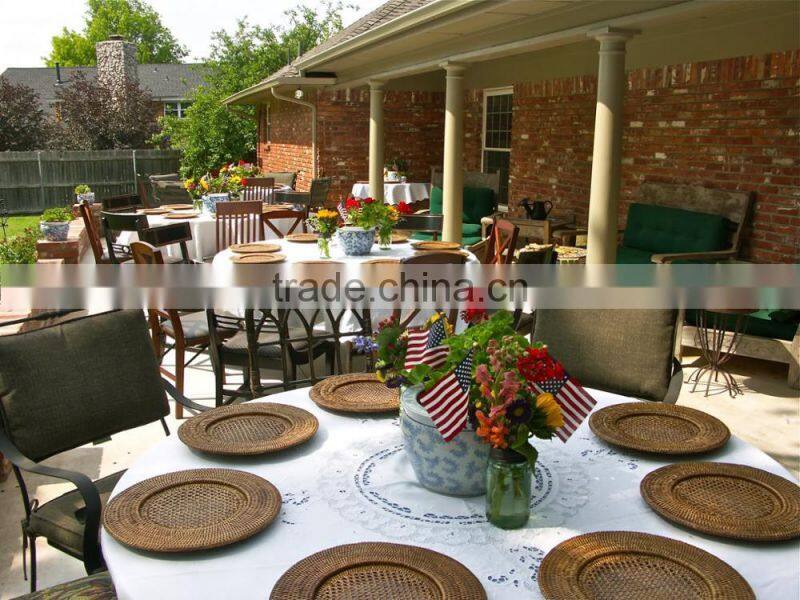 Rattan charger plate cheap price
