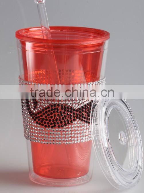 2017 trending products plastic tumbler with customized logo