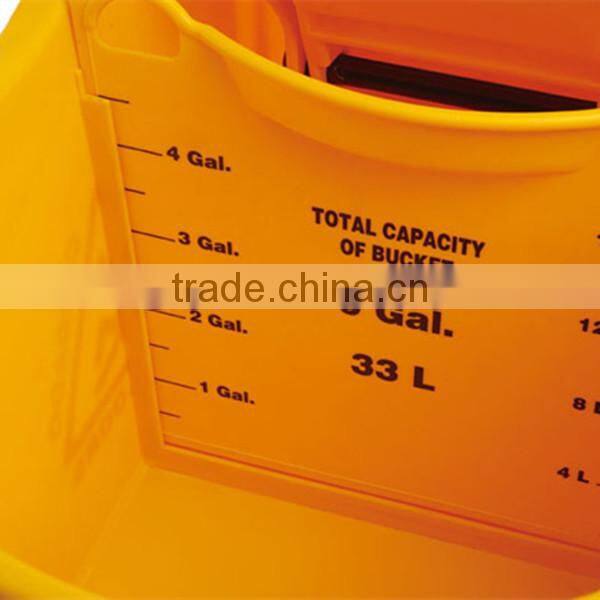 33L heavy duty industrial mop bucket with wheels