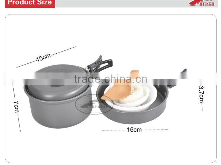 Hard Anodized Camping Cookware