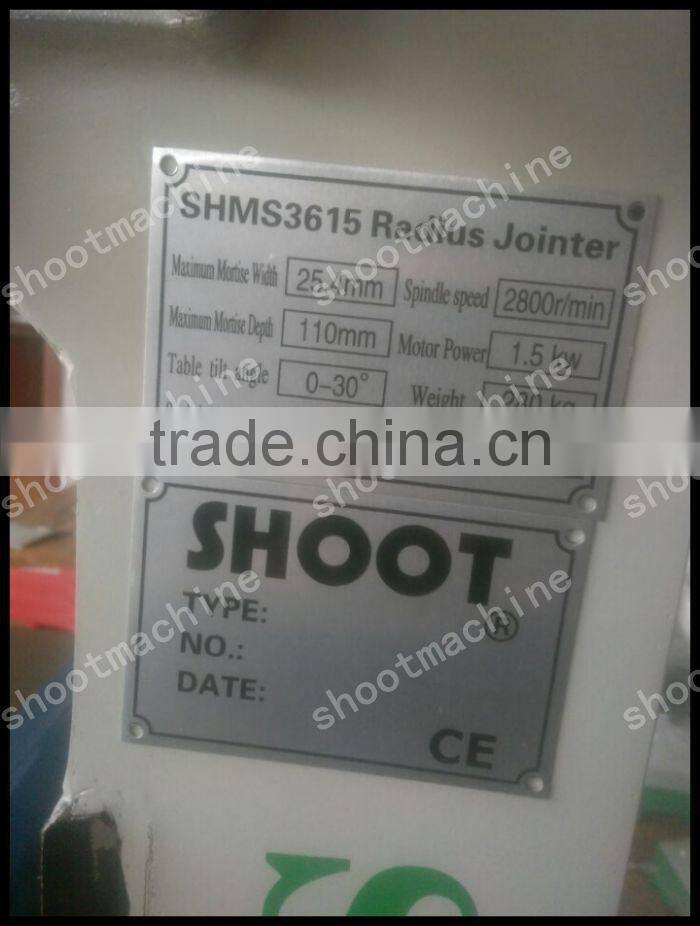 Mortiser Machine SHMS3615 with Max.Slotting Length 200mm and Max.Slotting Width 25.4mm and Max.Slotting Depth 100mm