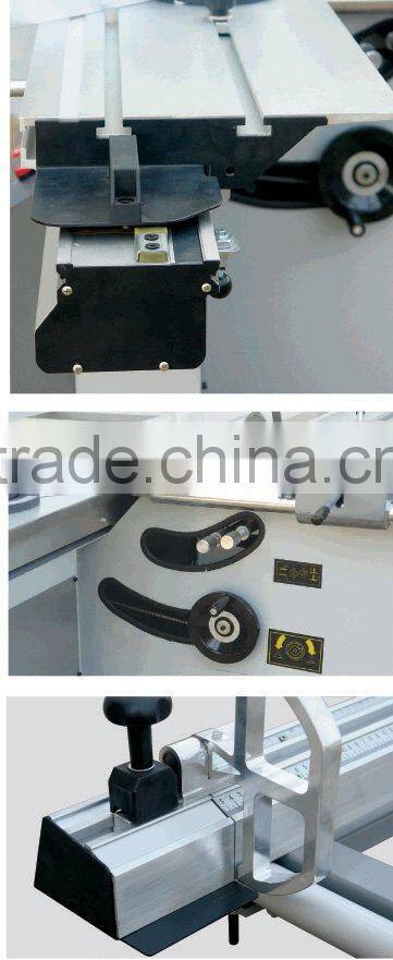 wood cutting panel saw SH6130TZC with Length of sliding table 3000x360mm and 45degree tilting and 4kw motor