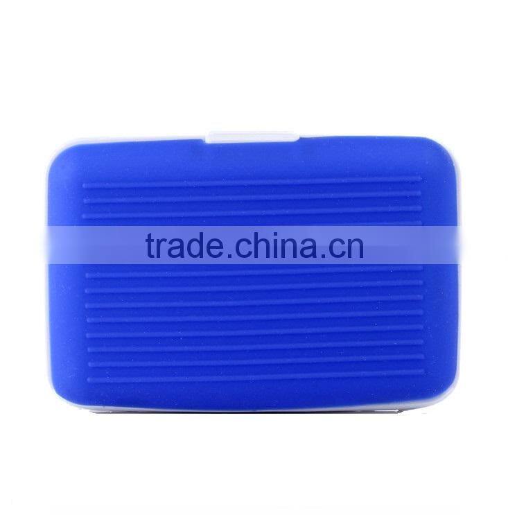 Silicone Wallet Purse Business Name ID Credit Card Holder Case