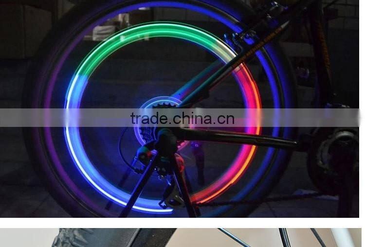 2016 Skull Head led Bike Bicycle Car Motorcycle Wheel Valve Stem Cap tire Motion Neon Light lamp