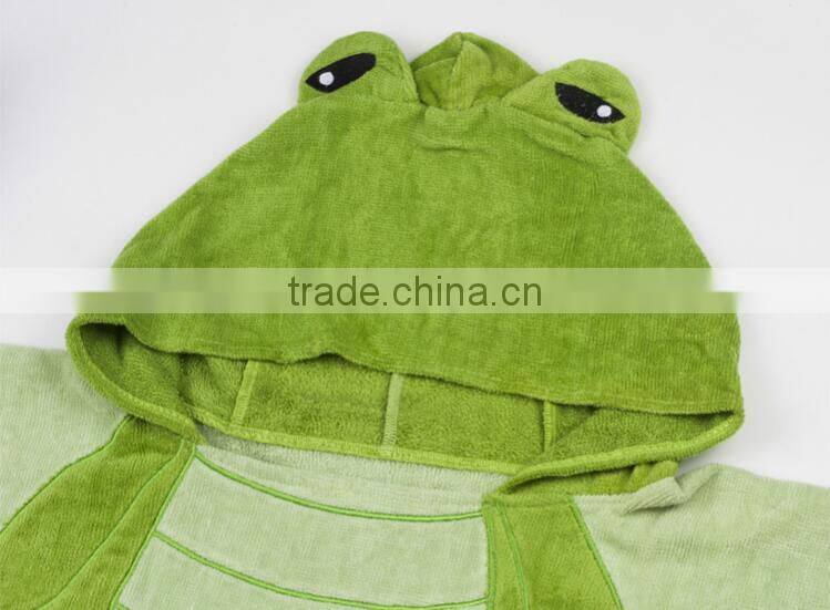 Wholesale kids Bathrobe Cartoon bathrobe with hood kids
