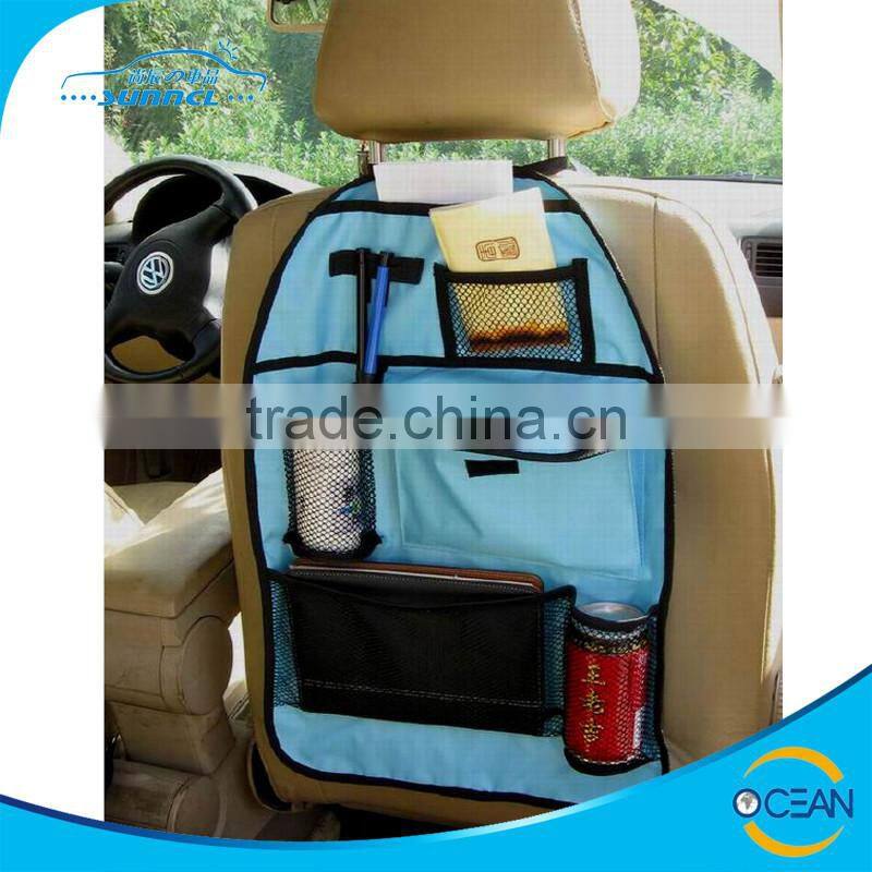 Car Kick Mat Organizer , Storage Toys Bag for Baby and Kids