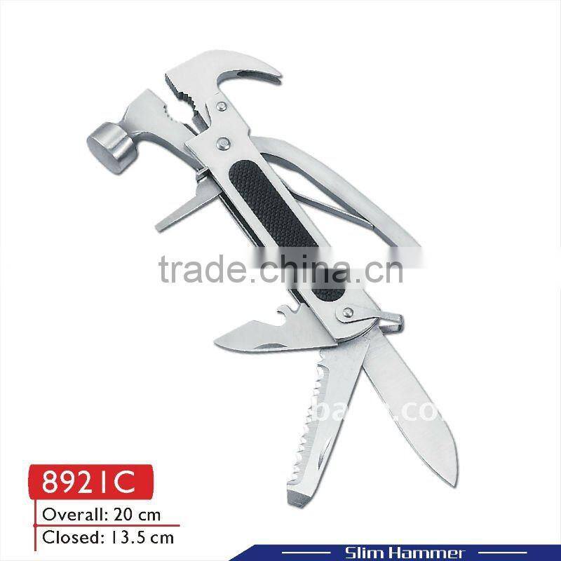 2014 new Promotion hardware mini multi function pocket hand tool hammers with axe 8921C