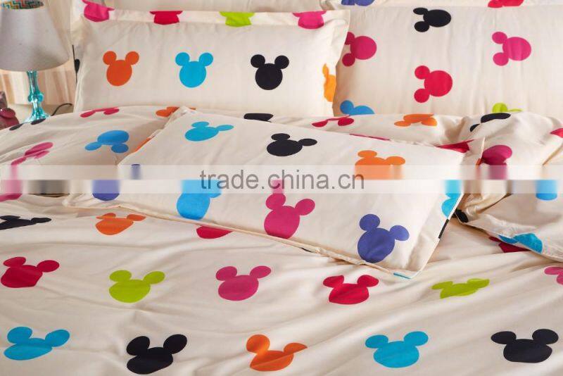 Cotton feeling Fashion Bedding Set Bed Sheet Duvet Cover Set Bed Linens MQQ