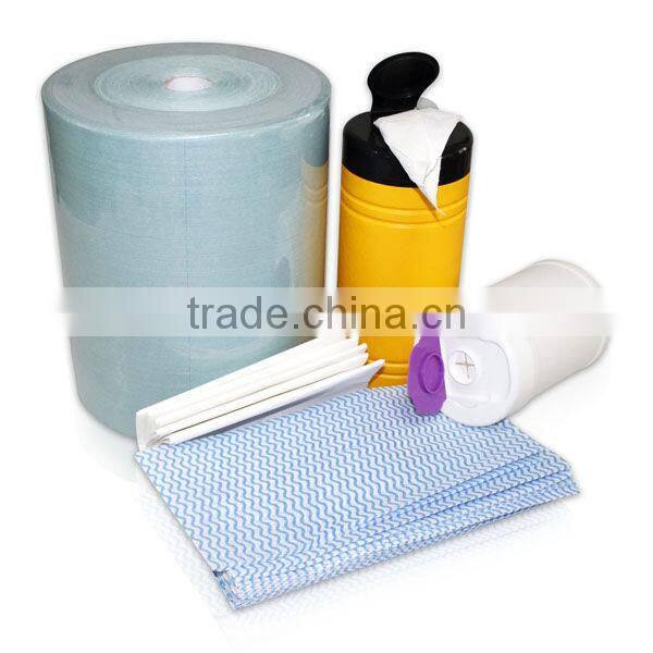 super strong disposable non-woven bamboo fiber cleaning wipe