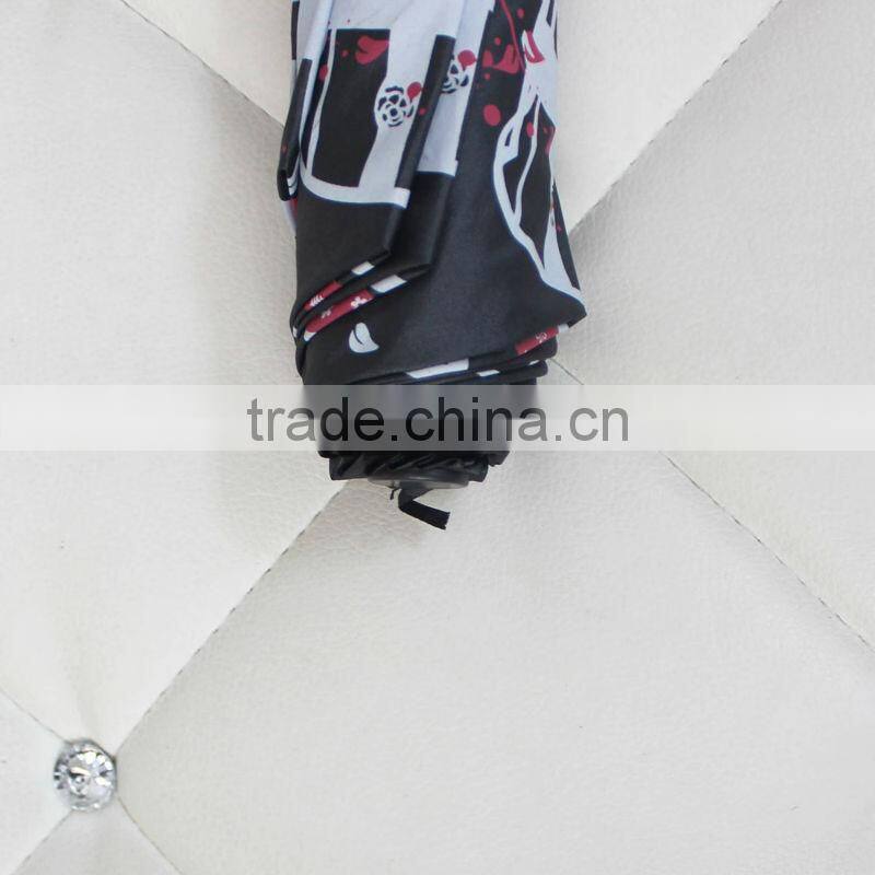 3 Fold auto open and close outdoor umbrella