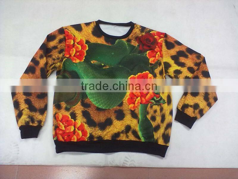 Custom all over sweatshirt printing & mens sweatshirt & men's hooded sweatshirt