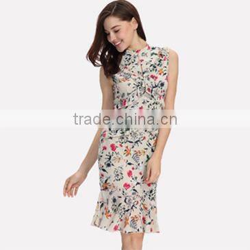 Latest womens wholesale summer boho Chiffon dress