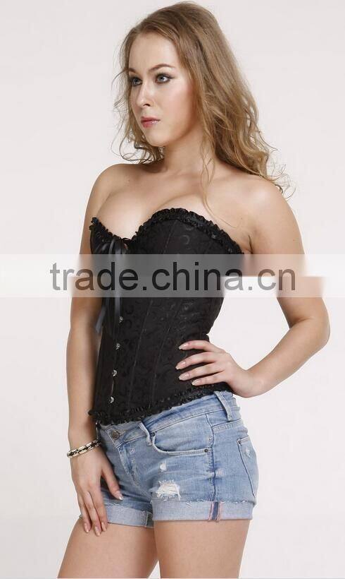 wholesale sexy steel boned corset waist training underbust corsets