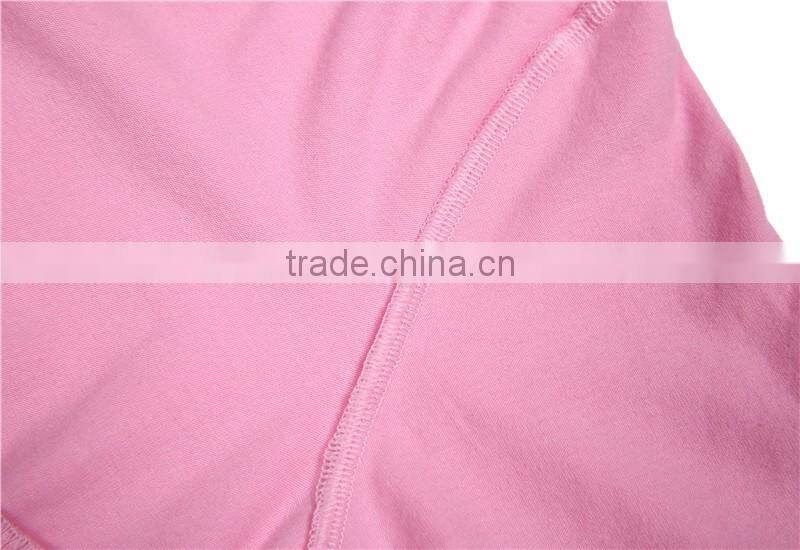 Wholesale long ruffle sleeve 100%cotton T-shirts for baby girls