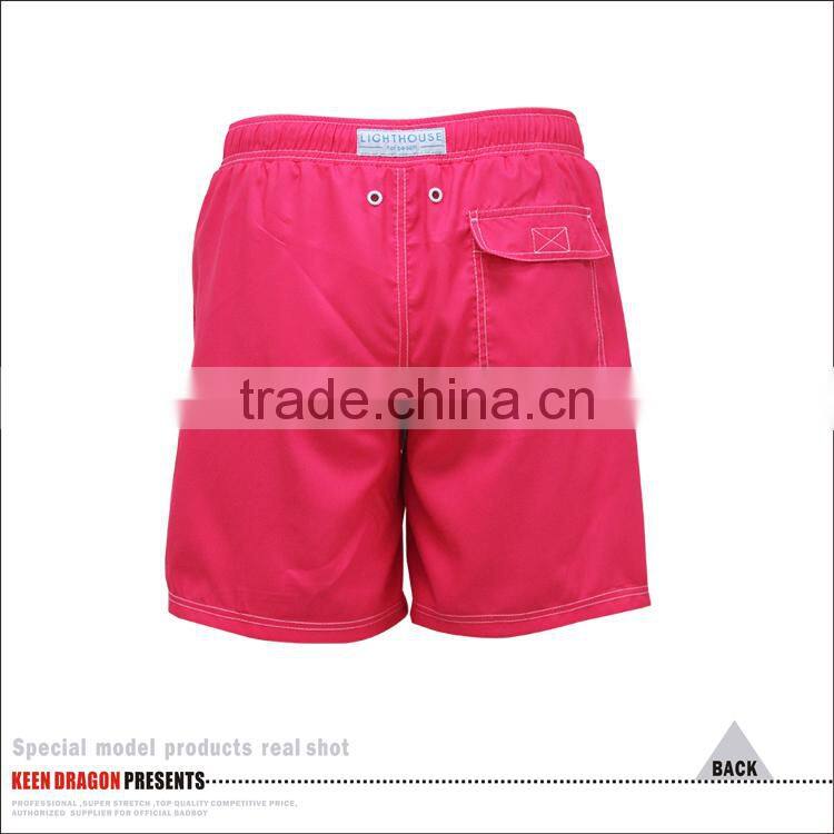 Mens swimwear with embroidery logo cheap wholesale swimming trunks