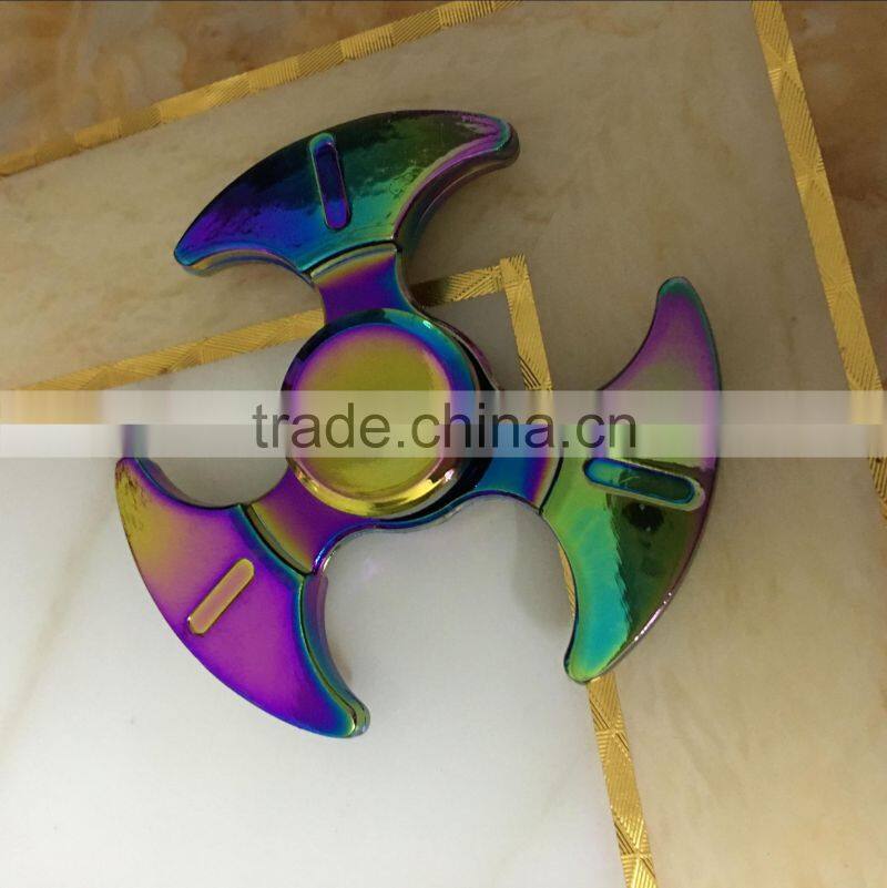 2017 New fingertip gyro spinner fidget hand fidget spinner toy Hot product baby toy colorful