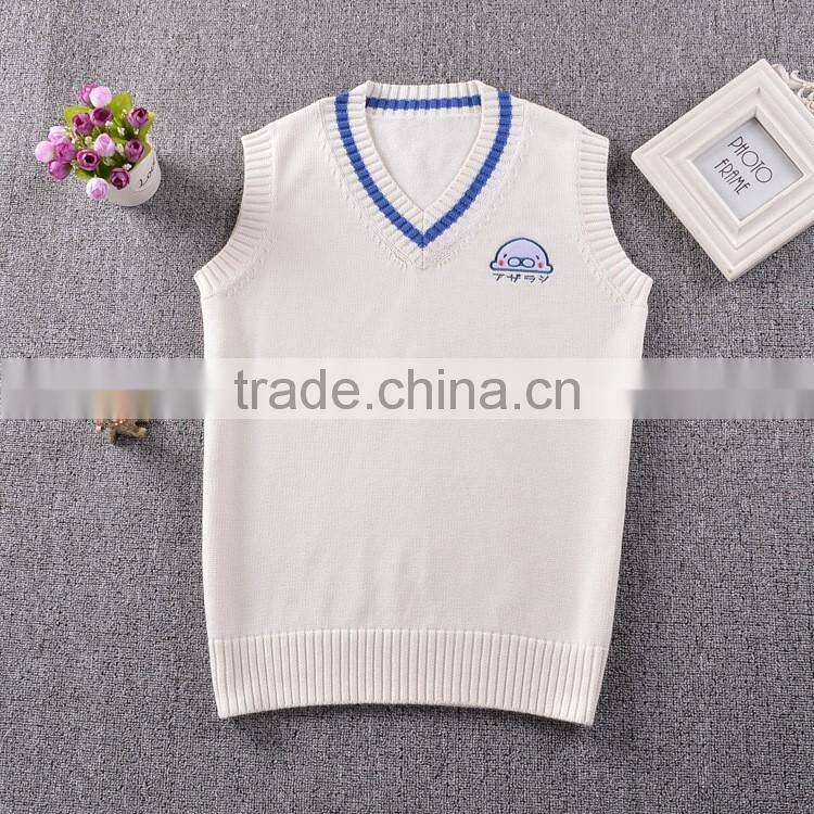 Primary school uniform design unisex uniform vests