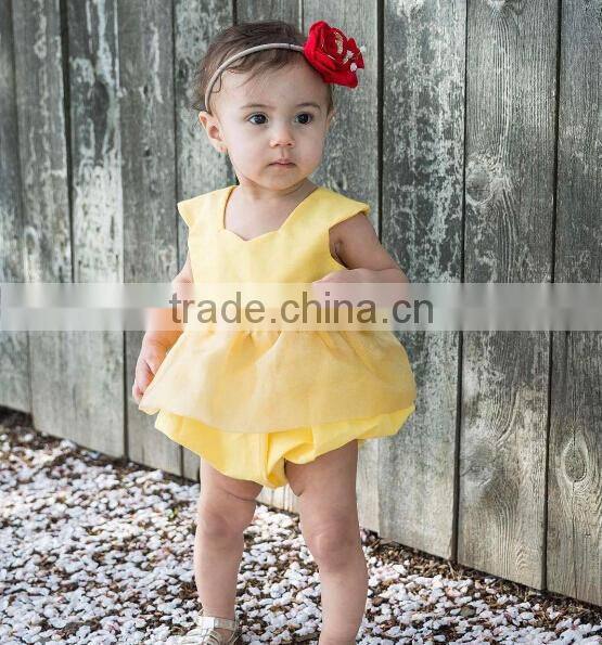Snow White baby girl birthday party romper 2017 summer baby clothes romper