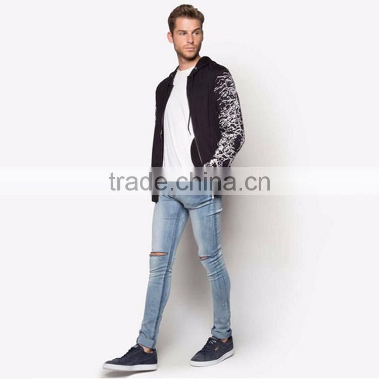 Short Time Delivery Black Hoodie OEM custom made bomber jacket