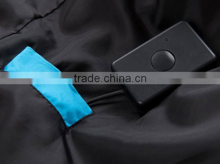 Kids safety USB rechargeable bright LED lights winter jacket kids