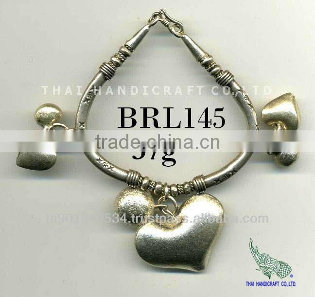 Thai Karen Silver Bracelet Jewelry 925 Sterling Silver