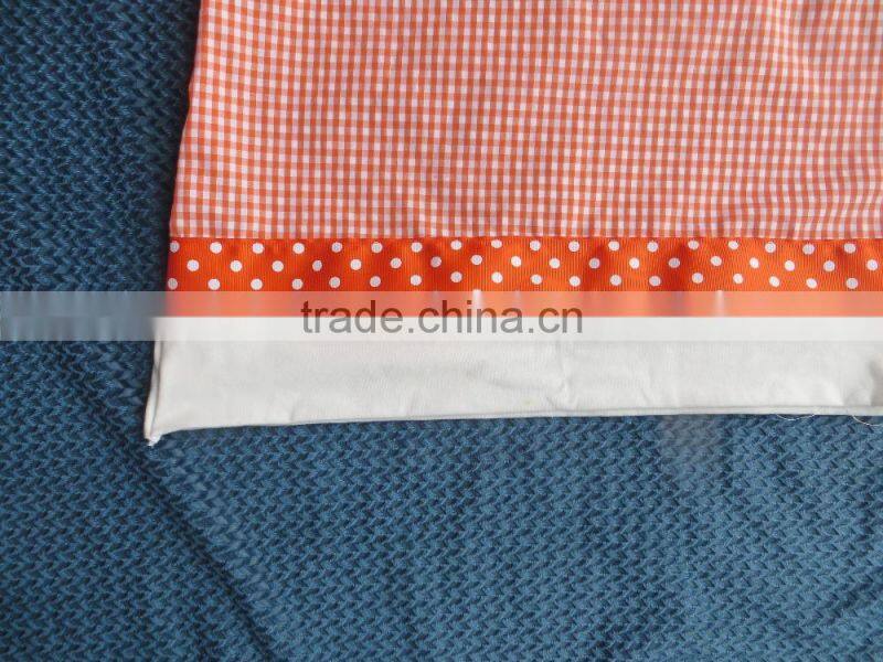 2015 baby orange sub-box dress with a silk ribbon braces skirt YW-057