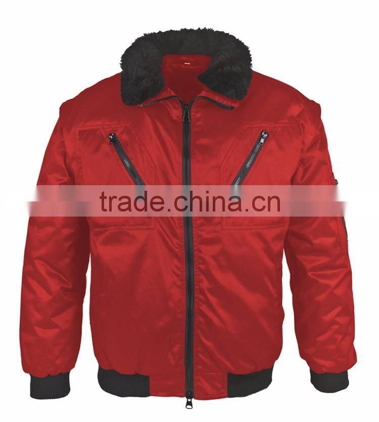3 in 1 workwear warm men pilot jacket winter bomber jacket