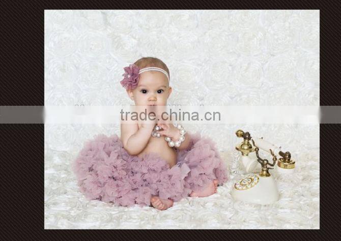 2016 wholesale boutique spring summer fashion casual design short fluffy Chiffon tutu skirt for baby girls