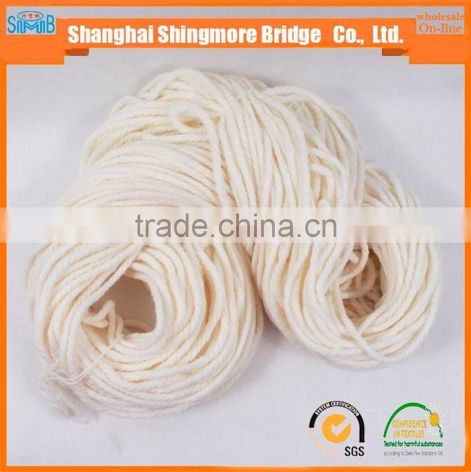 China fancy yarn supplier cheapest wholesale 50% acrylic 50% polyester yarn, long space dyed chunky acrylic yarn