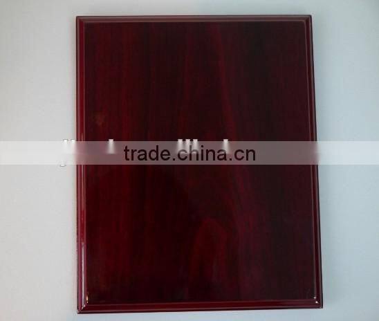 wholesale custom high glossy finish wooden plaques /trophy /award
