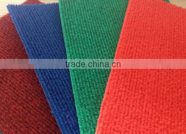 Film coated one-time used exhibition carpet Polyester needle punch roll carpet