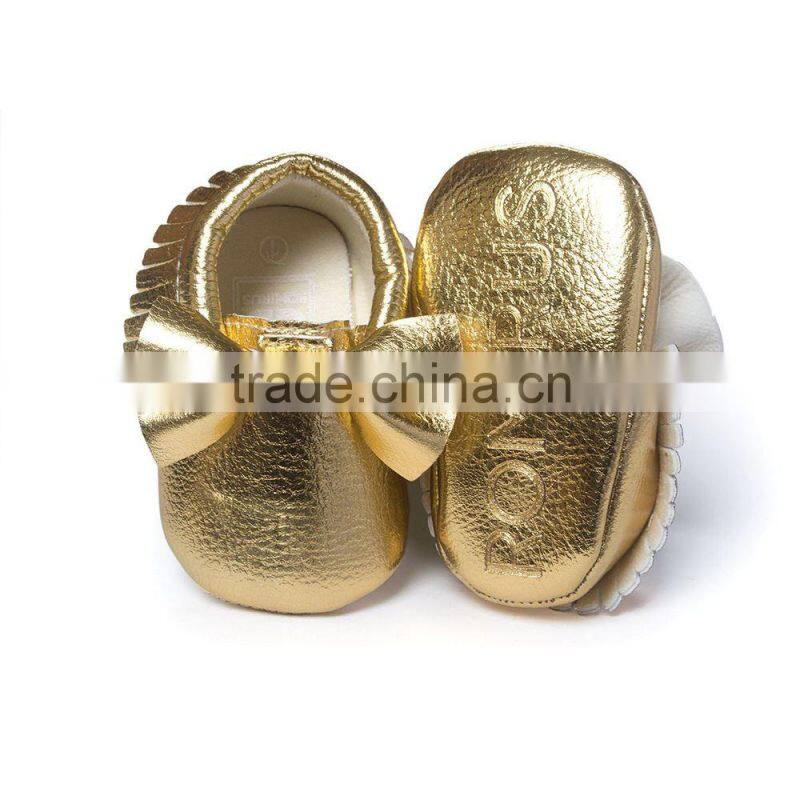 Foreign trade bow soft bottom shoes 5107 baby shoes and tassels