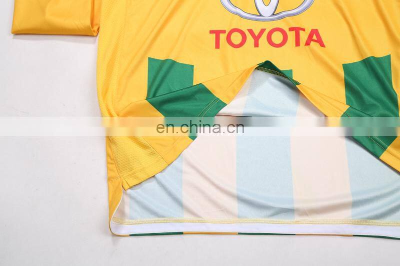 Embroidered Crest/Logo Dri-FIT mesh long sleeve football shirts