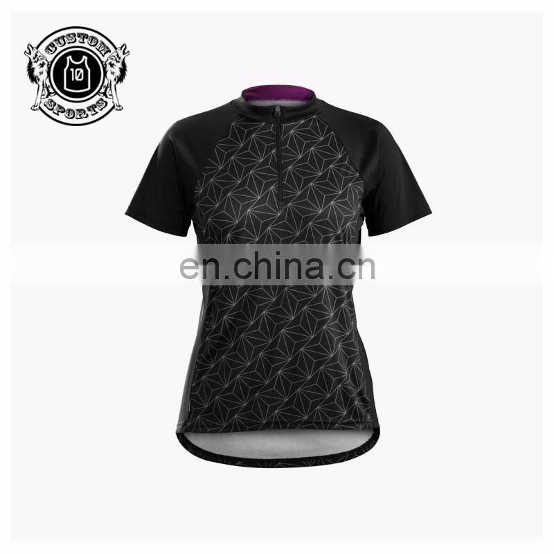 cycling clothes black jersey for male dri fit sublimation shirts