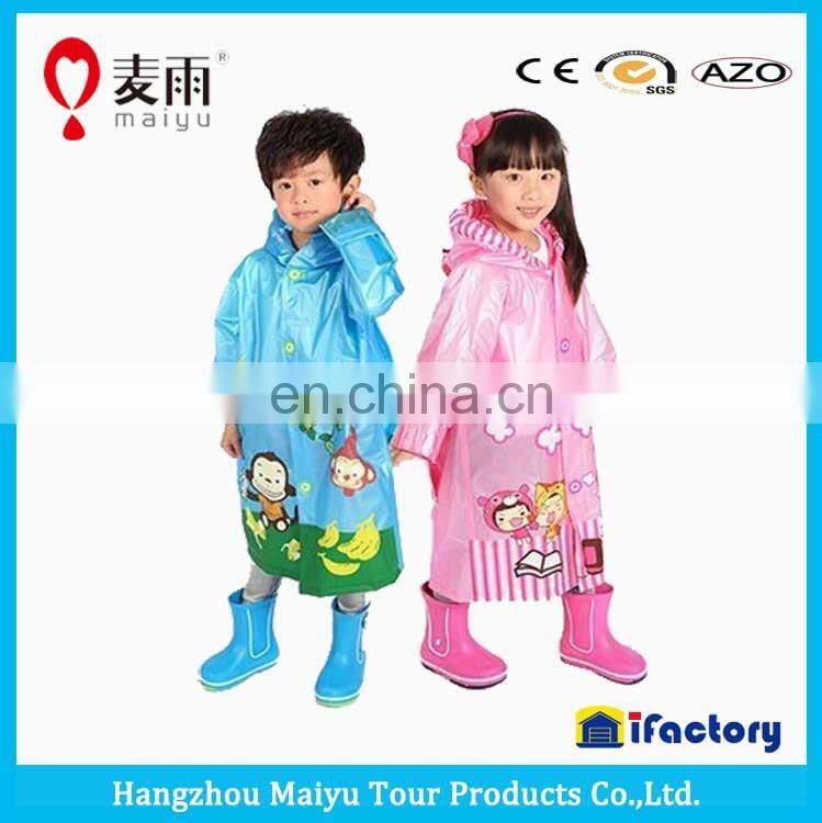 Maiyu kids cartoon overall raincoat outdoor