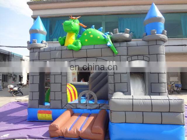 2015 inflatable dinosaur bouncy castle/inflatable toy castle