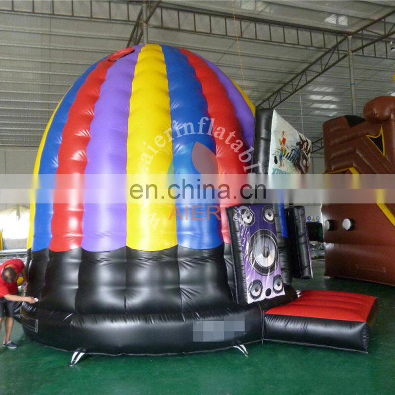 Latest USA style inflatable disco dome / popular disco dome inflatable bounce house