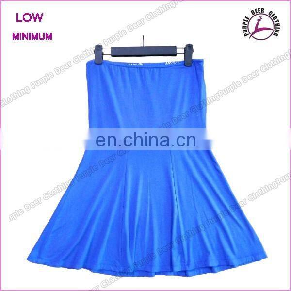 Stretch satin latest short skirt design women umbrella skirt