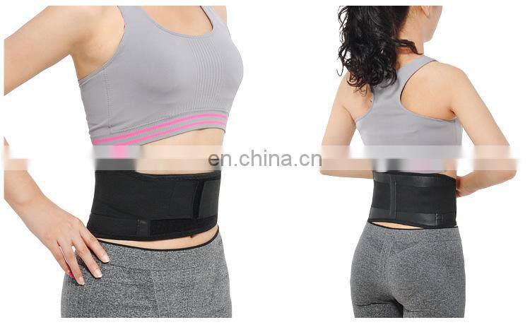 Portable Adjustable Elastic Infrared Self-heating Magnetic Therapy Back Waist Support Lumbar Brace Belt Double Pull Strap Lower