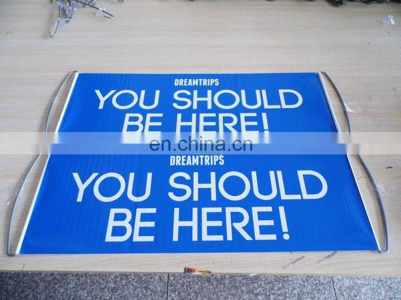 Hot sale exhibition hand held banner