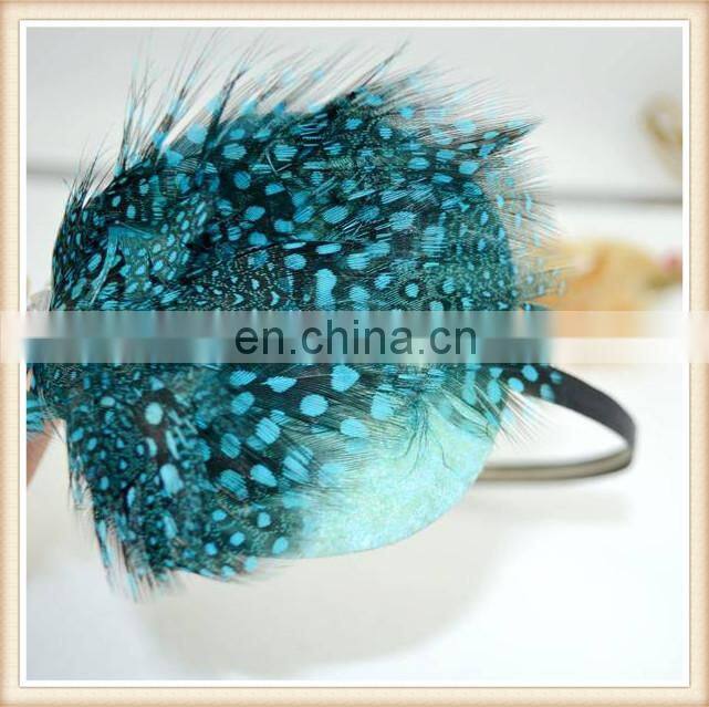 fashion feather hair fascinators and hair bands for lady decoration