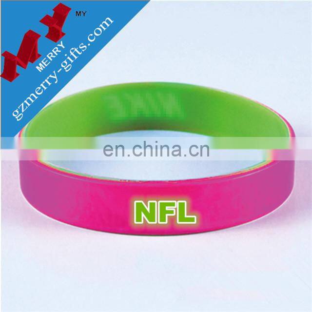 Bulk production sport custom silicon wristband
