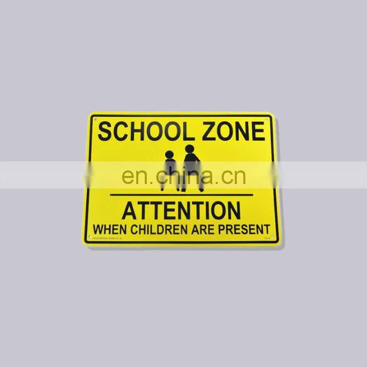 Wholesale OEM Items Ractangle Shape Aluminum Notice Sign Type Custom UV Safty Sign Board