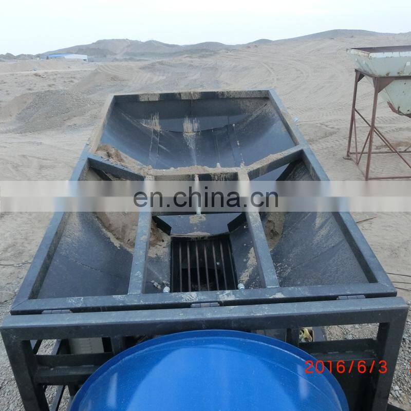 Large gold trommel reverse helix vs highbanker