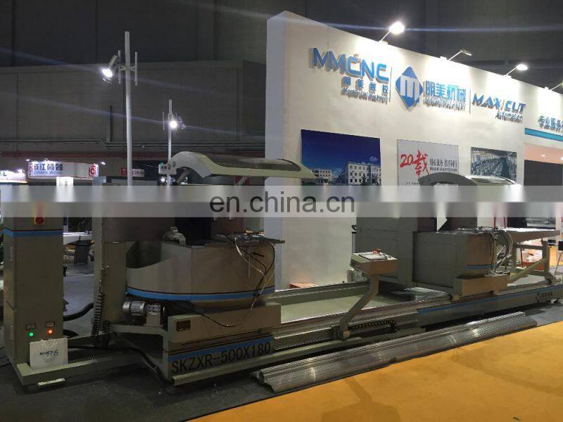 Double heads sawing aluminum extrusion cutting machine/multi-head drilling machinefor aluminum profile/cut machine for aluminum