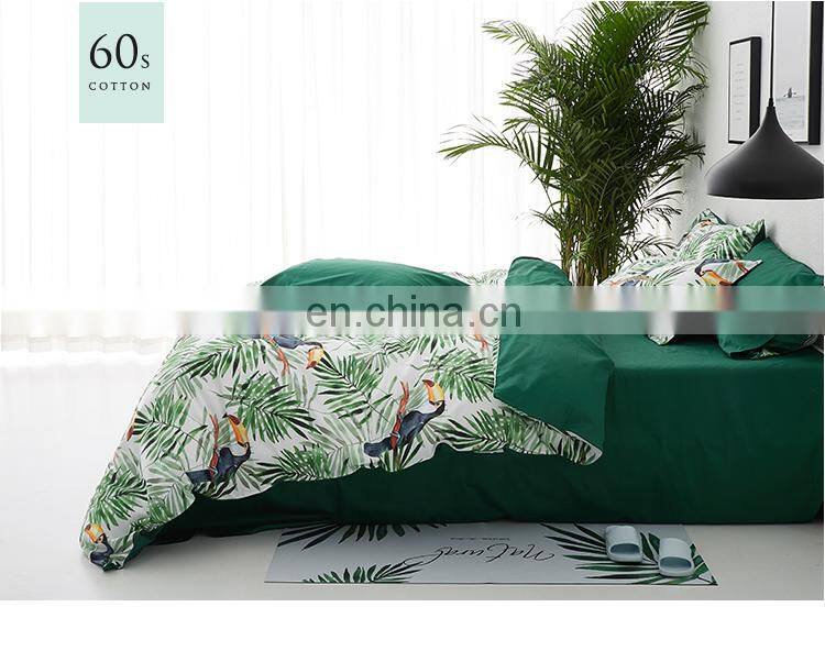 RAWHOUSE Home textile bird print bedding set cotton100%