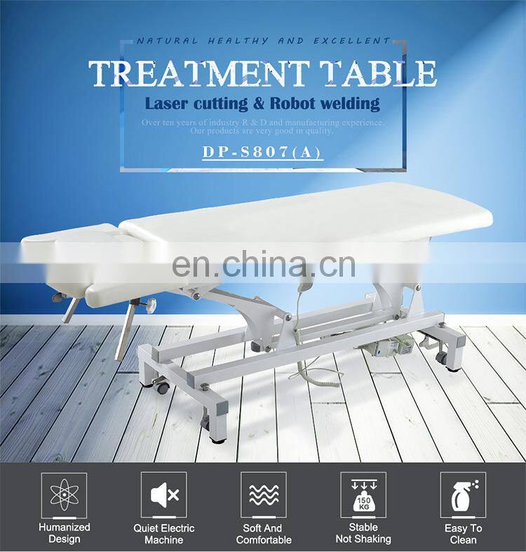 Electric beauty bed facial table